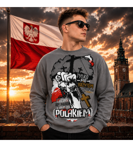 BLUZA TYLKO POD KRZYŻEM